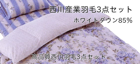 西川羽毛3点セット （K-012） KDF2985513