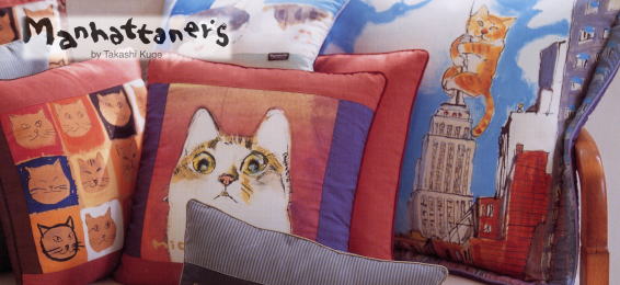 manhattanersのクッション manhattanersのクッション マンハッタナーズクッション