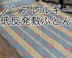 ノンアレルギー低反発敷ふとん